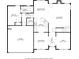 Layout of the first floor that includes Kitchen, Living Room, Office, and Garage at 2195 Well Springs Dr, Buford, GA 30519