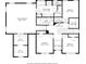 Second floor plan featuring primary bedroom, laundry, and 3 additional bedrooms, each with walk-in closets at 2195 Well Springs Dr, Buford, GA 30519