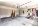 Two-car garage with ample space, work area, and lots of storage space at 2195 Well Springs Dr, Buford, GA 30519
