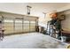 Spacious two-car garage with storage and an automatic door at 2195 Well Springs Dr, Buford, GA 30519