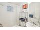 A bright bathroom features tile, a shower, and a mirrored vanity at 1355 Euclid Ne Ave # B24, Atlanta, GA 30307