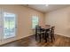 Bright dining area featuring access to the backyard and a stylish table setting at 9061 Jim Purcell Dr, Covington, GA 30014