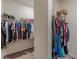Walk-in closet with ample hanging space and shelving for organized storage at 9061 Jim Purcell Dr, Covington, GA 30014