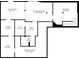 Basement floor plan featuring a rec room, bedroom, bathrooms, and an electrical room at 458 Valley Woods Se Cir, Conyers, GA 30094