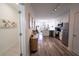 Open living space featuring modern design elements connecting living room and kitchen at 525 Parkway Ne Dr # 103, Atlanta, GA 30308