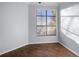 Cozy bedroom featuring stylish tile floors, fresh paint, and natural light at 400 17Th Nw St # 1113, Atlanta, GA 30363