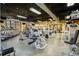 Community gym with modern workout equipment and track lighting at 400 17Th Nw St # 1113, Atlanta, GA 30363