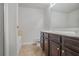 A bathroom boasts a double vanity and tile accents at 2359 Castle Keep Way, Atlanta, GA 30316