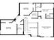 Second floor plan with bedrooms, bathrooms, laundry room, and walk-in closet layout at 3940 Medlock Park Dr, Snellville, GA 30039