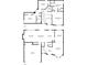 Floor plans featuring a layout of the first and second floors at 3940 Medlock Park Dr, Snellville, GA 30039