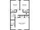 Layout with bedrooms, closets, and bathrooms, including a Primary bedroom with an en-suite bathroom at 5307 Mountain Village Ct, Stone Mountain, GA 30083