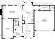 Detailed floorplan showcasing the layout of the first floor at 5611 Manassas Run, Stone Mountain, GA 30087