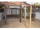 Unfinished basement featuring support beams, plastic vapor barrier, and ductwork at 387 S Howard Se St, Atlanta, GA 30317