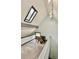 Bedroom/office space featuring a skylight, modern lighting, and neutral carpet at 3810 Galloway Dr, Roswell, GA 30075