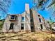 Striking exterior view of the home with unique design and chimney at 3810 Galloway Dr, Roswell, GA 30075