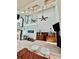 Spacious living room with high ceilings, skylights and modern furnishings at 3810 Galloway Dr, Roswell, GA 30075