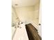 Bathroom with a tub-shower combination, single vanity, and neutral color scheme at 4722 Bradford Ln, Powder Springs, GA 30127