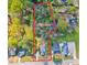 Aerial view of a 1.04 acre lot surrounded by mature trees in a residential neighborhood at 955 Bouldercrest Se Dr, Atlanta, GA 30316