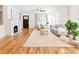 Bright living room with hardwood floors, fireplace, and ample natural light at 955 Bouldercrest Se Dr, Atlanta, GA 30316