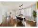 Dining area with hardwood floors, stylish lighting, and charming decor at 1755 Fairburn Sw Rd, Atlanta, GA 30331