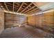 Open wooden shed showing exposed beams, providing ample outdoor storage space at 1755 Fairburn Sw Rd, Atlanta, GA 30331