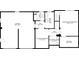 Detailed basement plan with rooms, garage, and laundry layout at 877 Old Farm Walk, Marietta, GA 30066