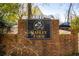 Hadley Farm brick entrance sign with horse logo at 877 Old Farm Walk, Marietta, GA 30066