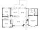 Detailed floor plan showcasing layout of rooms and deck at 877 Old Farm Walk, Marietta, GA 30066