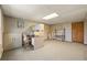 Basement home office including a desk and a storage cabinet at 877 Old Farm Walk, Marietta, GA 30066