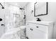 Modern bathroom features updated vanity and a shower at 661 Inglewood Se Dr, Smyrna, GA 30080