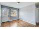 Cozy bedroom with hardwood floors and convenient exterior access at 561 Formwalt Sw St # 6, Atlanta, GA 30312