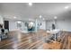 Finished basement area with living and office area, and luxury vinyl flooring at 994 Redbud Sw Ln, Atlanta, GA 30311