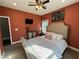 Cozy bedroom featuring a large window with natural light and neutral colored walls at 197 Buckhorn Dr, Temple, GA 30179