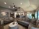 Open floor plan showcases a living room with plush seating adjacent to an eat-in kitchen and dining area at 197 Buckhorn Dr, Temple, GA 30179