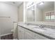 Bathroom includes a double sink vanity, granite countertops, and mirrors; a towel rack is visible at 3841 Greenbrook Dr, Douglasville, GA 30135