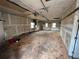 Unfinished garage interior, showing the potential for storage or workspace at 2326 Noahs Ark Rd, Jonesboro, GA 30236