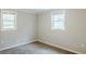 Bright bedroom featuring neutral walls, plush carpeting, and two large windows offering ample natural light at 3436 Misty Valley Rd, Decatur, GA 30032