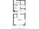 Floor plan showcasing bedroom, bath, laundry, and small bonus room at 3436 Misty Valley Rd, Decatur, GA 30032