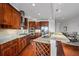 Gourmet kitchen with granite countertops, stainless steel appliances, and custom cabinetry at 326 Roswell Se St # 706, Marietta, GA 30060