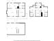 Combined floor plan showcasing a primary bedroom, living room, kitchen, garage, and deck at 9061 Greenwood Way, Canton, GA 30115