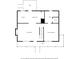Floor plan showcasing a primary bedroom, living room, kitchen, and deck at 9061 Greenwood Way, Canton, GA 30115