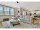 Spacious living room with large windows and an open layout at 516 Cunninghame Ct, Peachtree City, GA 30269