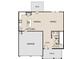 Layout of the first floor with kitchen, Gathering room, garage, and more at 2096 Boxwood Cir, Conyers, GA 30094
