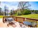 Wooden deck with backyard view at 207 Meadow Lake Dr, Carrollton, GA 30116