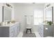 Spacious bathroom with double sinks, marble countertops, and modern fixtures at 513 Boulevard Se, Atlanta, GA 30312