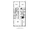Floor plan showcasing the layout of a third floor with three bedrooms and two bathrooms at 2350 Edgar Park Pl # 98, Duluth, GA 30096