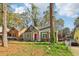 Inviting home with a bright red door, stone accents, and lush landscaping at 1563 Mayflower Sw Ave, Atlanta, GA 30311