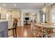 Open concept kitchen overlooking dining room and living room at 304 Gilmer Ct, Canton, GA 30115