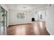 Spacious living room featuring hardwood floors, fireplace and large windows at 2814 Cobb Place Manor Ct, Marietta, GA 30066