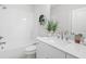 Bright bathroom featuring tub, vanity, and marble countertop at 486 Broom Dr, Cumming, GA 30040